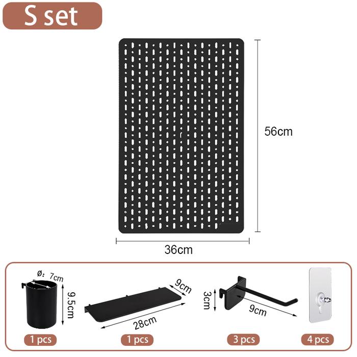 Gambar Papan pegboard Gantung dekorasi Aksesoris Rak Penyelenggara  estetik Dekorasi esports kantor dapur Kait dan Seka - S set dari sanhome.id undefined Tokopedia