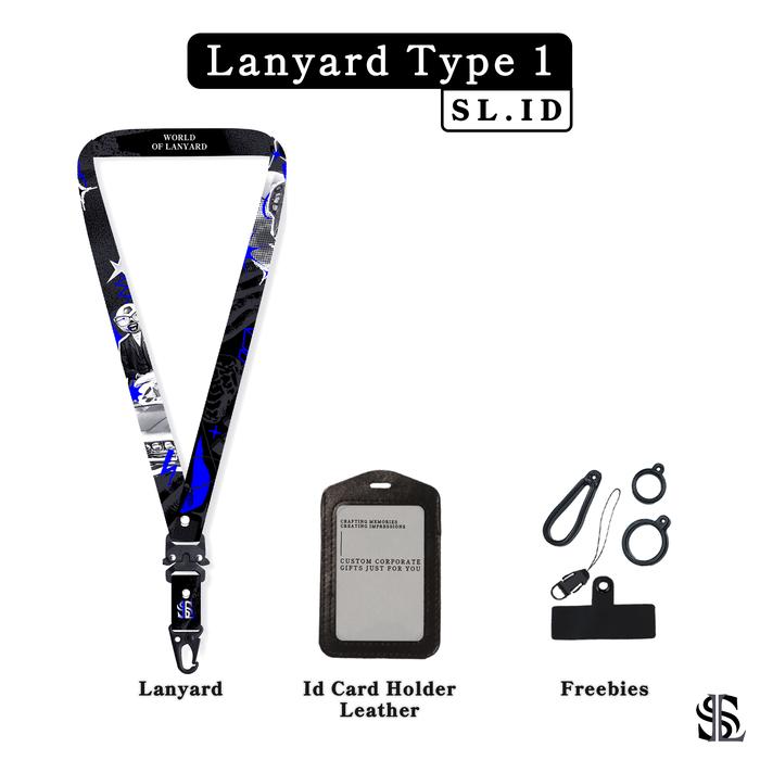 Gambar SL.ID Lanyard Id card Holder Printing - Surrealism Series - Lanyard Type 1 dari SL.ID. Kota Cimahi Tokopedia