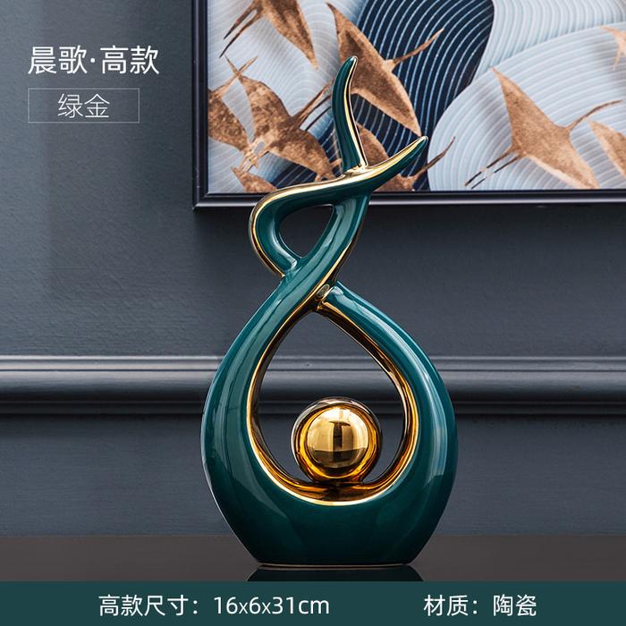 Gambar Hiasan Luxury Model Guci Modern Pajangan Keramik Mewah Style - Luxury Hijau Tinggi 31 dari Kuuy.belanja undefined Tokopedia