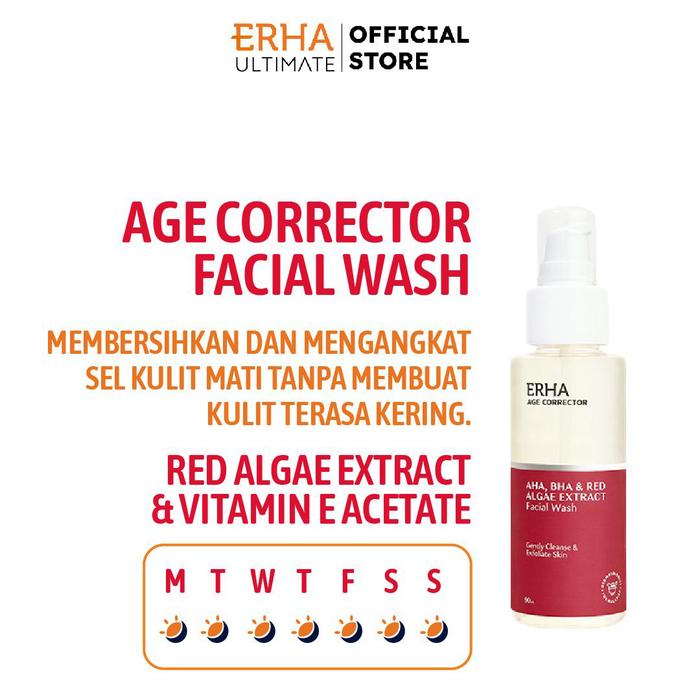 Gambar ERHA Age Corrector Facial Wash 90ml - Produk Reguler ED panjang >1 tahun dari ERHA Ultimate Official undefined Tokopedia
