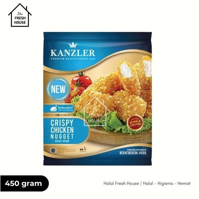 Gambar KANZLER CRISPY NUGGET ORIGINAL/STICK/SPICY 450 GR - CRISPY ORI dari Halal Fresh House, Cinere undefined Tokopedia