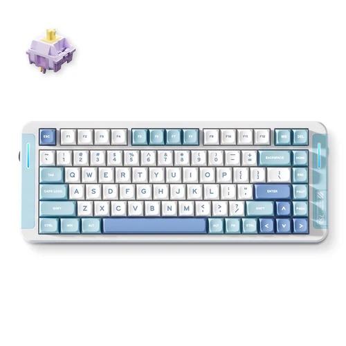 Gambar MCHOSE X75 V2 / X-75 V2 Custom Mechanical Keyboard for Office & Gaming - Gaming Keyboard - Blue, Icy Creamside Switch dari GOODGAMINGSHOP undefined Tokopedia