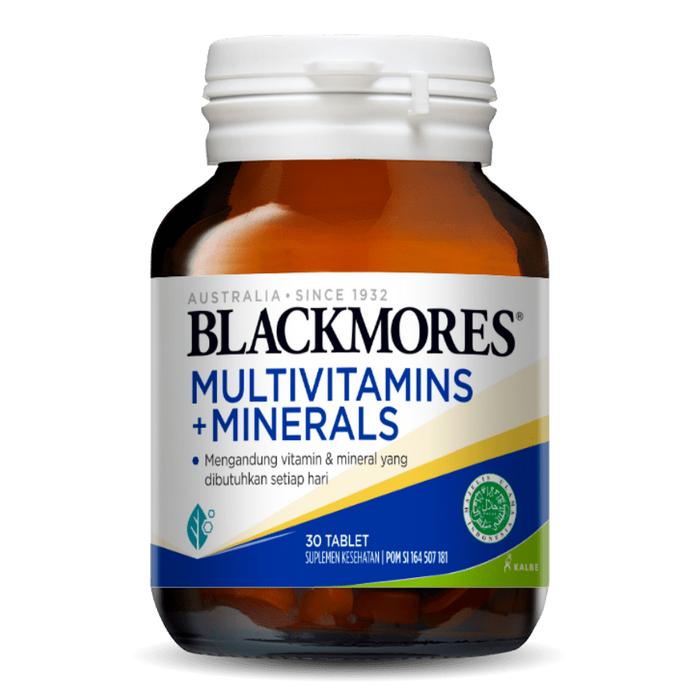 Gambar Blackmores Multivitamins + Minerals 1 Tablet Sehari Membantu Memelihara Kesehatan Dengan 12 Vitamin & 6 Mineral Halal BPOM POM SI 164 507 181 - 30 Tablet dari Kang Efi Propolis undefined Tokopedia