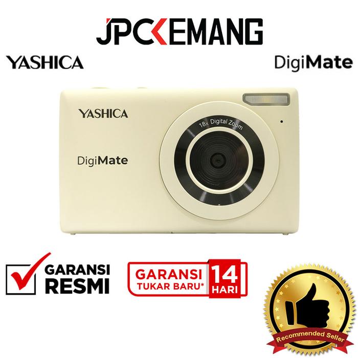 Gambar Yashica DigiMate Compact Digital Pocket Camera Yashica Digi Mate Garansi Resmi - Off White dari JPC Kemang undefined Tokopedia