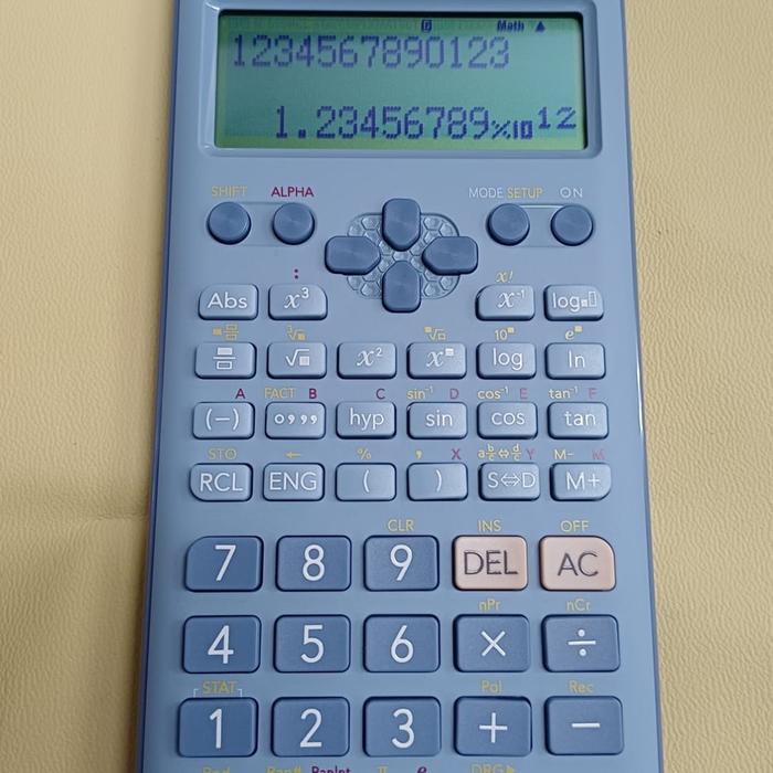 Gambar Casio Kalkulator Ilmiah FX 82 ES PLUS Garansi 1 Tahun Tampilan Natural-V.P.A.M. 252 Fungsi Termasuk Trigonometri dan 9 Pemoriabelan Cocok untuk Statistik Dua Dimensi dan Analisis Regresi - warna biru dari DUTA ELEKTRONIK JAYA undefined Tokopedia