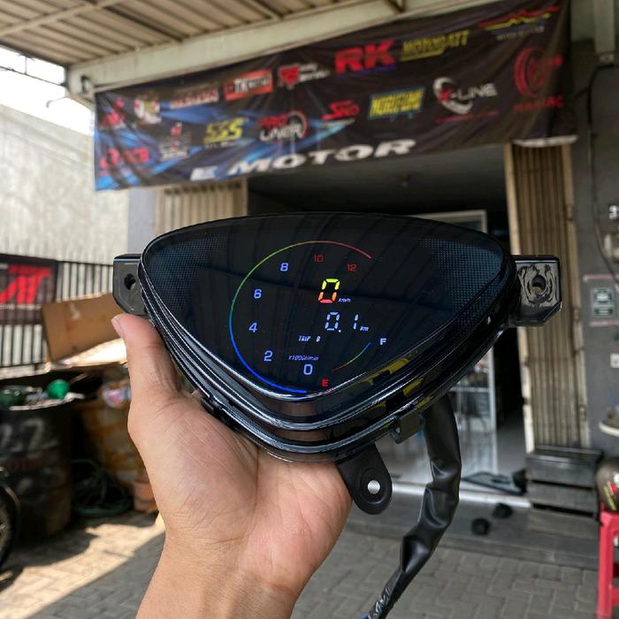 Gambar Spedometer Mio Sporty Smile Full digital dari E.motor Reborn undefined Tokopedia