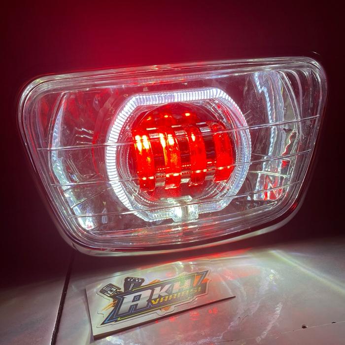 Gambar lampu depan rx king variasi led proji biled lampu depan rx king oval set bilet proji siap pakai Motor Motorcycle dari RKH PART undefined Tokopedia