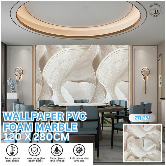 Gambar Wallpaper Dinding Vinyl Motif Marble Roll Jumbo 120 x 280CM Tebal 2,5mm BESTSELLER - Unik Bandung - ZTJ-281 dari Unik Bandung_NEW undefined Tokopedia