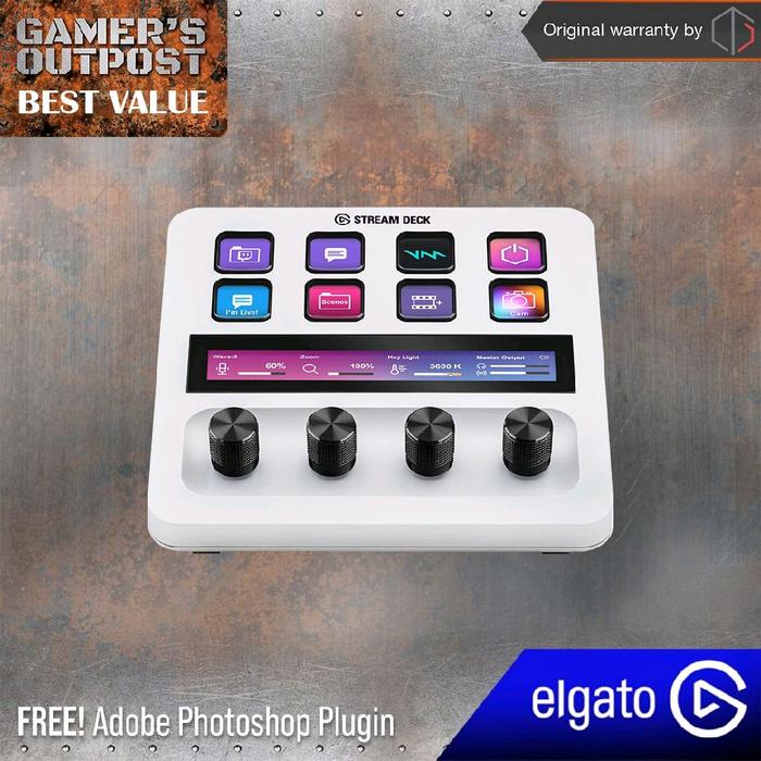 Gambar ELGATO STREAM DECK + All the feels for a fast, smooth, intuitive workflow - Putih dari Gamer's Outpost undefined Tokopedia