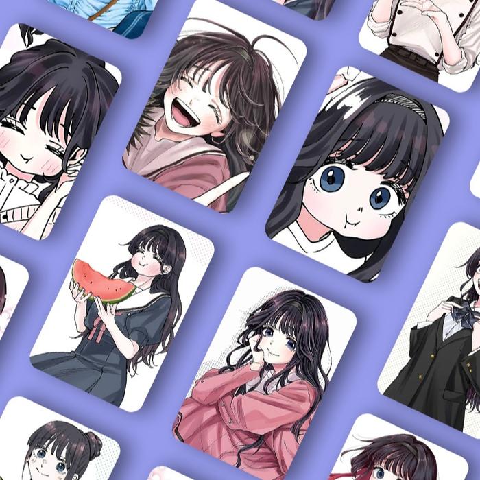 Gambar (25 pcs) Koleksi Lomocard / Photocard KAORUKO WAGURI Part 2 colored & black and white, Anime Manga Kaoru Hana wa Rin to Saku / The Fragrant Flower Blooms with Dignity - Colored Manga pt.2 (25 pcs) dari AffaireStockage undefined Tokopedia