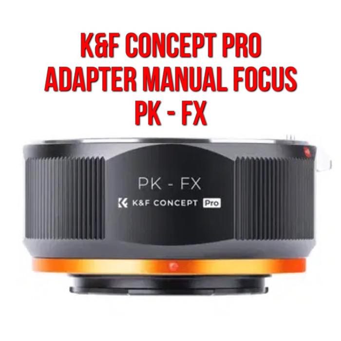 Gambar K&F Concept KNF Lens Adapter  | PK - FX | Lensa Pentax K Lenses to Body Camera Fuji Film FX Mount Mirrorless Kamera | Manual Focus  | KF06.458 Infinity | Compatible with Fujifilm X Series Body Fuji X-A1 X-A2 X-A3 X-E1 X-E2 X-E3 X-M1 X-Pro1 | KF06.458 dari H42ch undefined Tokopedia