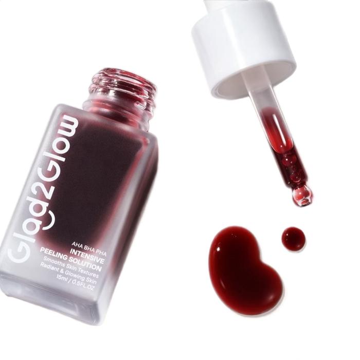 Gambar GLAD2GLOW Intensive Peeling Solution Serum 15mI | AHA BHA PHA Eksfoliasi Exfoliating Mengangkat Sel Kulit Mati dari Istana Skincare Mojokerto undefined Tokopedia