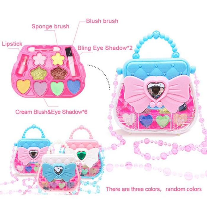 Gambar YOLI TOYS Mainan Anak Cewek Makeup Tas Mainan Komestik Anak Bentuk Tas Kado Perempuan Toys - MULTI WARNA dari ZONA MAINAN ID undefined Tokopedia