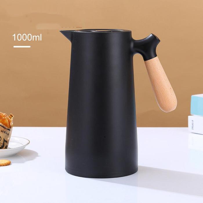 Gambar Teko Teh Stainless Termos Air Panas Teko Kopi Insulated Teapot Etsudo - Hitam dari O Store Indonesia undefined Tokopedia