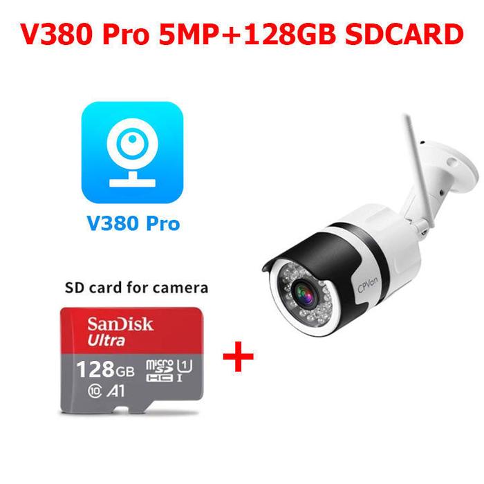 Jual Xiaomi CCTV Camera Connect Cellphone V380 PRO 1080P HD WIFI