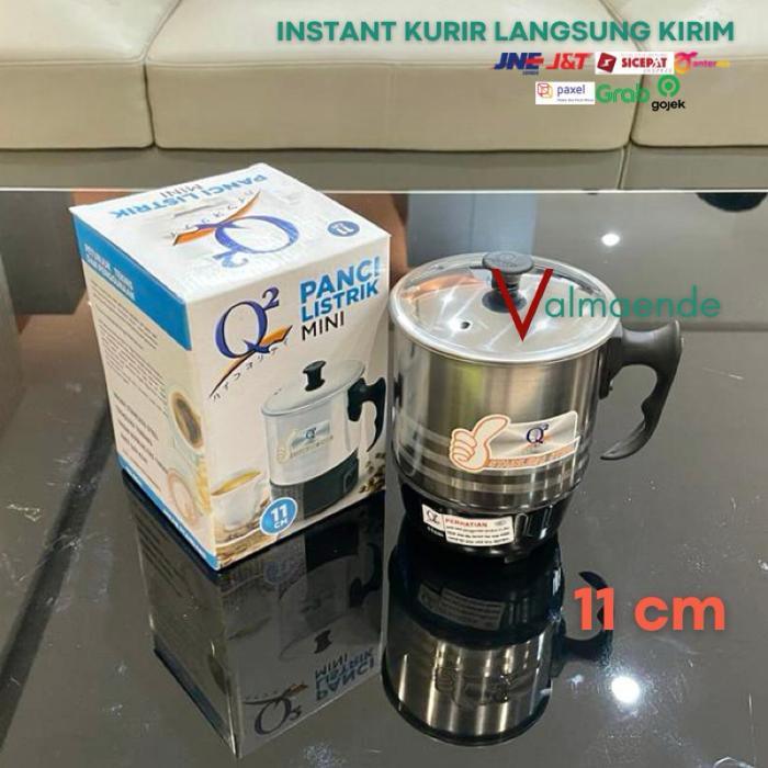 Gambar Mug Listrik Panci Listrik Teko Listrik Stainless Steel Pemanas Air 1 Liter 8012 low watt Packing Bubble Wrap - 11cm / 800ml dari maugizzas undefined Tokopedia