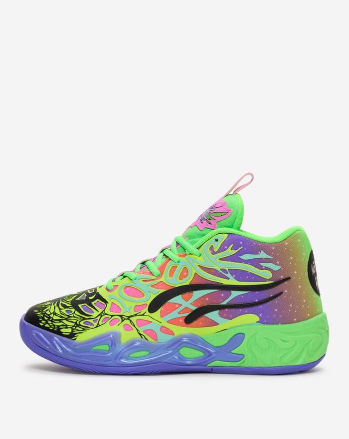 Gambar PUMA x LaMelo Ball MB.04 "Be You" Men's Basketball Shoes - Green/Purple/Multicolor (SKU: 31130901) dari Sneakers Harvest undefined Tokopedia
