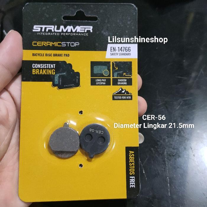 Gambar Disc Brake Pad STRUMMER CER-56 Ceramic Kampas Rem Cakram Bulat Untuk Sepeda MTB Roadbike Lipat dari LilsunshineshopBikePart undefined Tokopedia