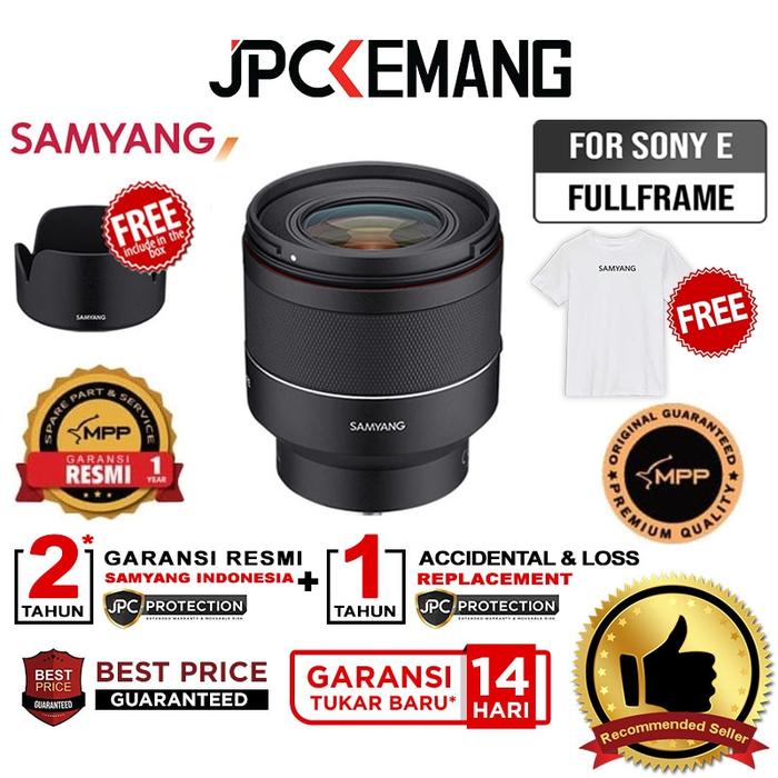 Gambar Samyang AF 50mm f1.4 FE II for Sony E Fullframe Samyang AF 50 f/1.4 Garansi Resmi - Standard Package dari JPC Kemang undefined Tokopedia