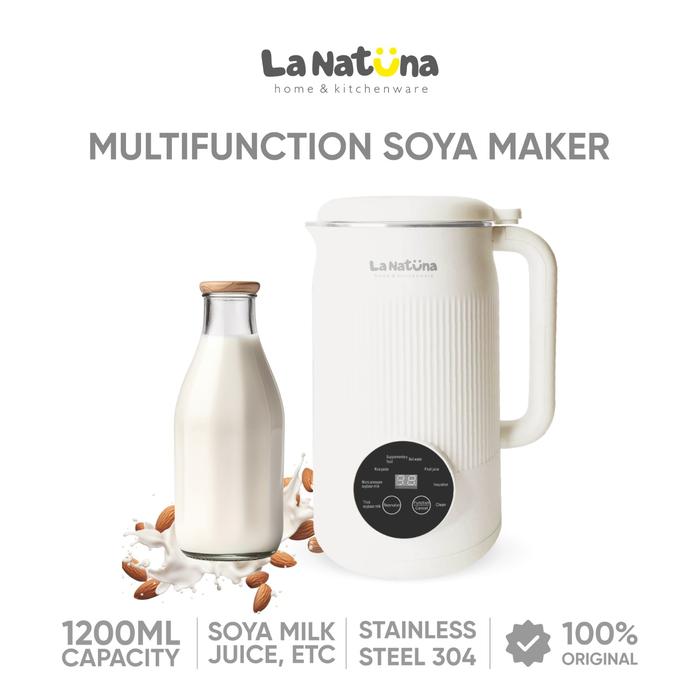Gambar La Natuna Mesin Susu Kacang Kedelai Otomatis Soya Maker Multifungsi Blender Susu Kedelai Milk Maker 6 In 1 1200ML dari LaNatuna undefined Tokopedia