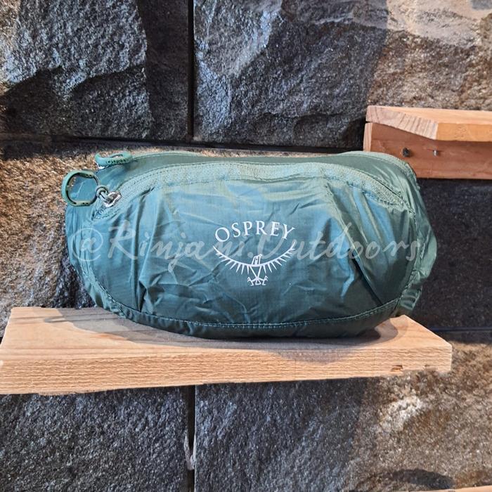 Gambar OSPREY ULTRALIGHT STUFF WAIST PACK S23 WAIST BAG ORIGINAL LIFETIME WARRANTY TAS PINGGANG DENGAN SIMPLE, ULTRALIGHT, PACKABLE OSPREY TERBARU TAS OSPREY UL PACK GARANSI SEUMUR HIDUP TAS LARI OSPREY LUMBARBAG RINGAN WAISTBAG PRIA - Tundra Green dari RINJANI OUTDOORS undefined Tokopedia
