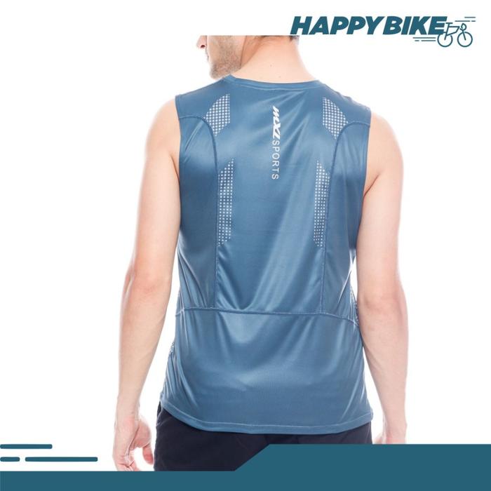 Gambar MXL SPORT Sleeveless T-Shirt Man - Kaos Olahraga Tanpa Lengan Pria Gym - Legion Blue, S dari Happy Bike Kota Administrasi Jakarta Selatan Tokopedia