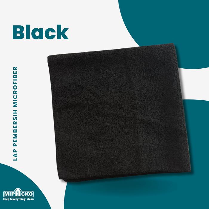 Gambar Lap Motor Serbaguna Microfiber Car 30x40 Mipacko - Hitam dari Mipacko Microfiber undefined Tokopedia