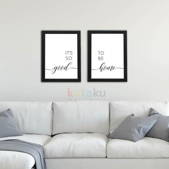 Gambar Poster Kayu Hiasan Dinding Dekorasi Rumah Home Decor Set Quotes - Bingkai Putih dari Kataku Wall Decor undefined Tokopedia