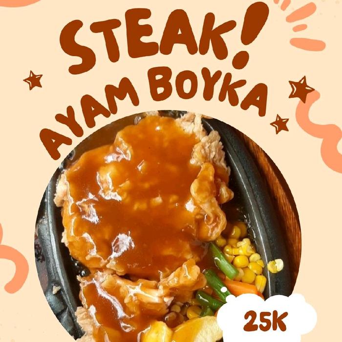 Gambar steak ayam boyka Lezat Bambu apus dari steak ayam boyka undefined Tokopedia
