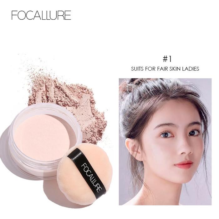 Gambar FOCALLURE Super Fine Loose Powder Bedak Wajah Tabur FA15 bedak loose  powder - 1 dari BEAUTY ENTITY undefined Tokopedia