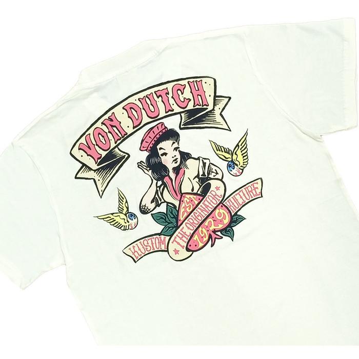 Gambar COD Von Dutch T-shirt 1148 Broken White Kaos Pria dan Wanita T-Shirt - S dari AMEILINA DWI LESTARI undefined Tokopedia