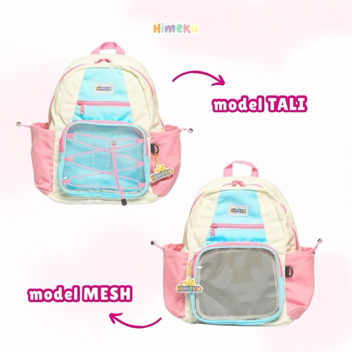 Gambar Himeku CARMEN ITA BAG - Medium to Large Backpack - Tas Sedang - Muat Laptop - Ransel Kanvas Wanita Pria - Marshmallow, MESH dari Himeku Indonesia undefined Tokopedia