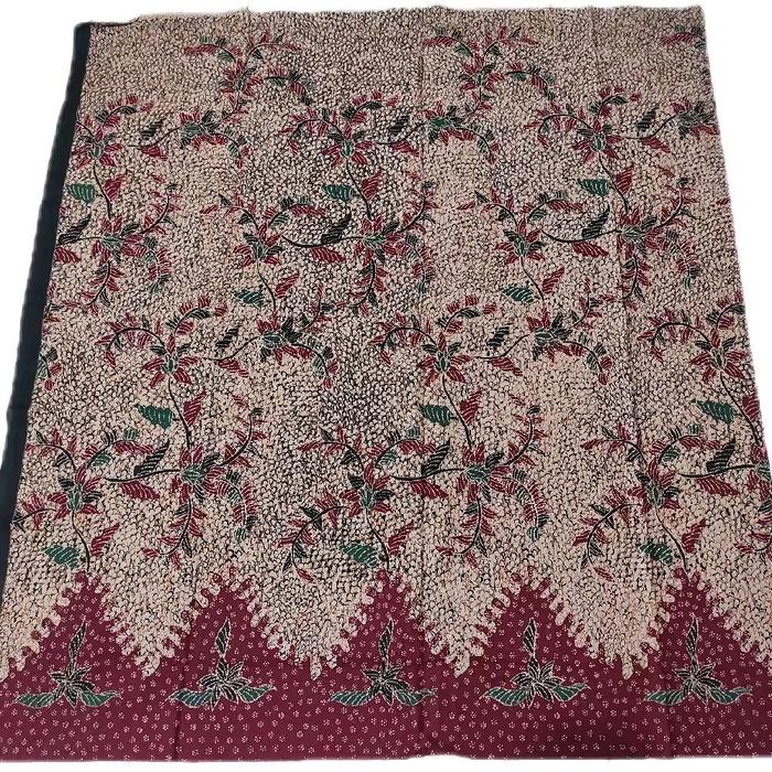 Gambar Kain batik lasem kricak batik BTP Tumbak mas no.092 Hadiah Kemeja Elegan - merah dari Masrutex Collection undefined 4 Tokopedia