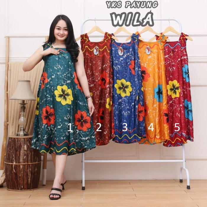 Gambar Daster Yukensi Payung Viral Motif Terbaru - Wila, 3 dari Batik Ustman_NEW undefined Tokopedia