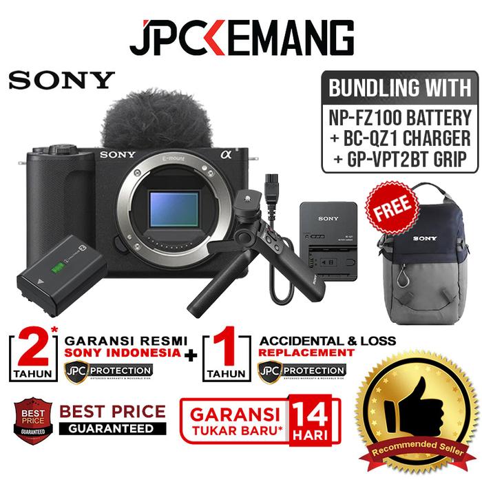 Gambar Sony ZV-E10 II Body Only Mirrorless Camera Sony Sony ZVE10 ZVE 10 Mark 2 Garansi Resmi - BL + BattChgr+Grip dari JPC Kemang undefined Tokopedia