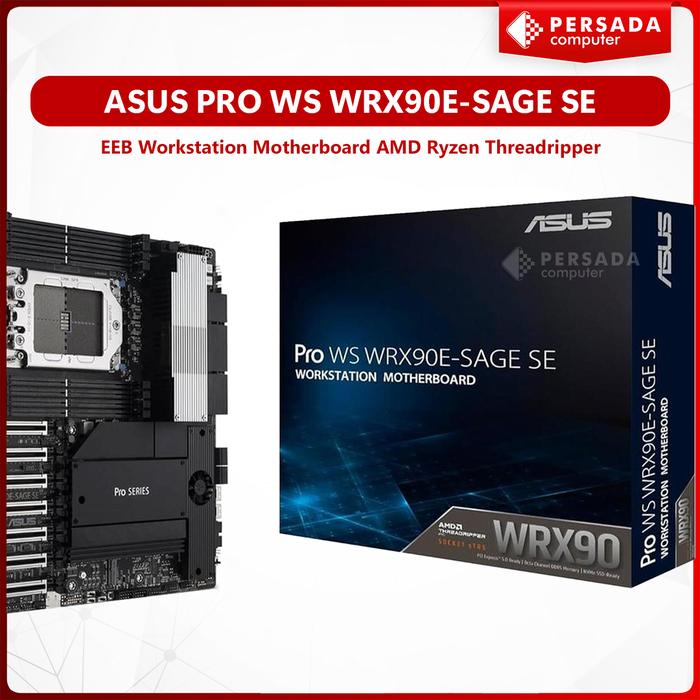 Asus Pro Ws Wrx90e-sage Se Eeb Workstation Motherboard Amd Ryzen  Threadripper