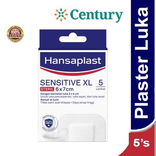 Gambar HANSAPLAST SENSITIVE XL 5`S / PLASTER LUKA / P3K dari Apotik Century undefined Tokopedia