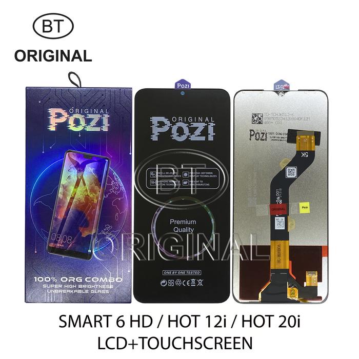 Gambar LCD FOR INFINIX HOT 12i X665B - SMART 6 HD X6512- HOT 20i X665C X665E - ORIGINAL ORG POZI - INCELL dari BT ORIGINAL undefined Tokopedia