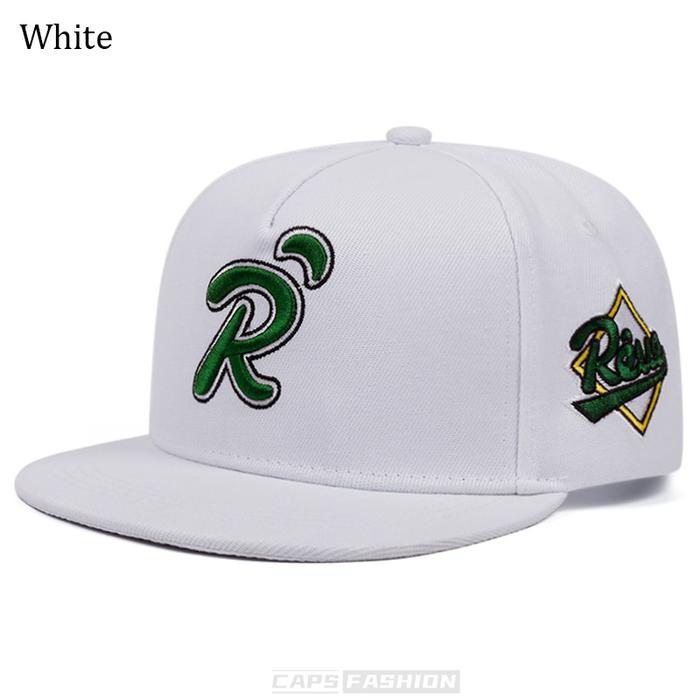 Gambar Topi Snapback Berkualitas Tinggi Bordir Fashion Baseball Caps Hip-hop 100% Katun untuk Pria dan Wanita - R White dari Caps.fashion undefined Tokopedia