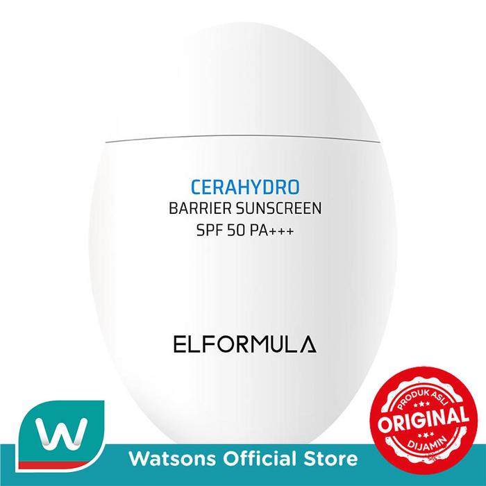 Gambar Elformula CeraHydro Barrier Sunscreen SPF 50 PA++++ 50ml dari Watsons Indonesia Official Store undefined Tokopedia