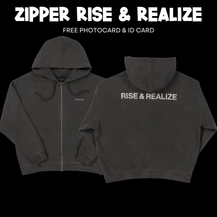 Gambar HOODIE ZIPPER RIIZE BORDIR- FREE PHOTOCARD - ID CARD - PACKAGING WITH BOX - SIZE XS-5XL - M dari FYNI.ID1 undefined Tokopedia