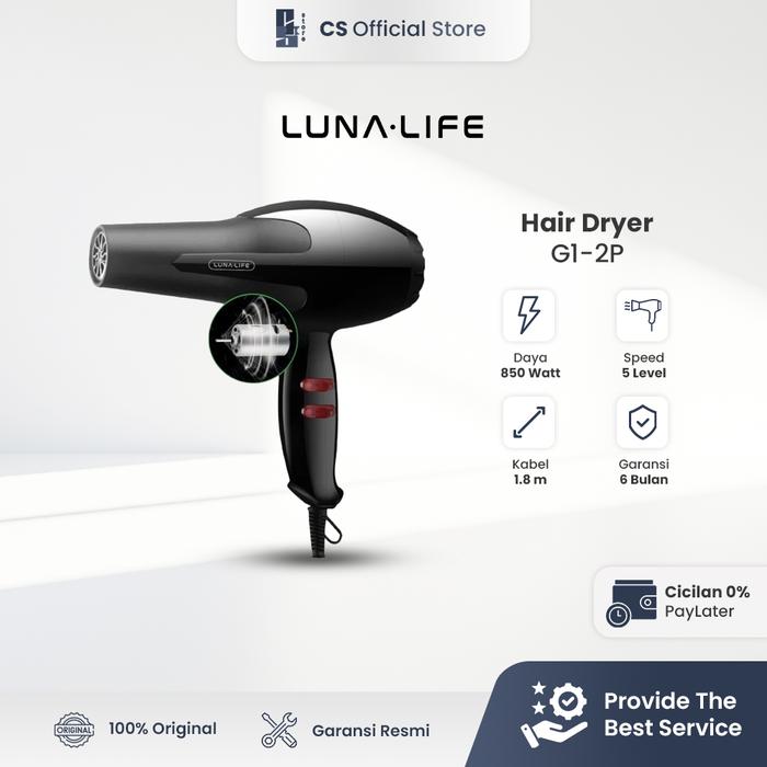 Gambar LUNALIFE HAIR DRYER - PENGERING RAMBUT LUNA LIFE dari Cahaya Samodra Store undefined Tokopedia