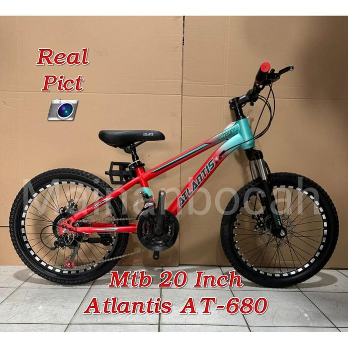 Gambar SEPEDA GUNUNG MTB 20 INCH ATLANTIS AT-680 TERBARU - red dari Toko Mainan Bocah undefined 5 Tokopedia