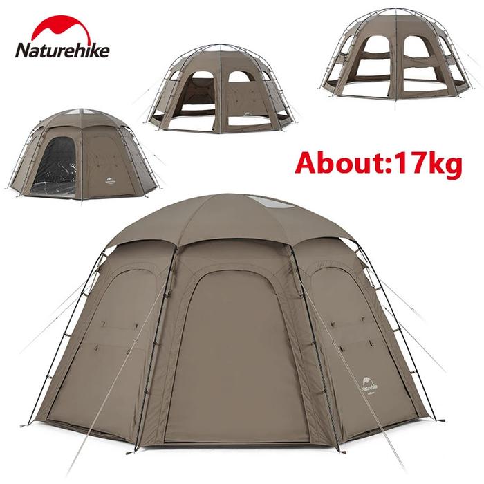 Gambar TENDA MG FIRE DOME OCTAGONAL CAMPING / GLAMPING NATUREHIKE CNH22ZP032 - CNH22ZP032 dari Bai Outdoor undefined Tokopedia