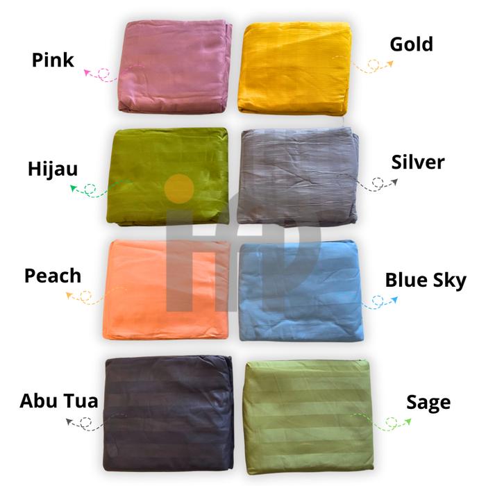 Gambar Sarung Bantal - Guling Tencel Polos Salur. - Gold, Sarung Bantal 1pc dari INapOfficial undefined Tokopedia