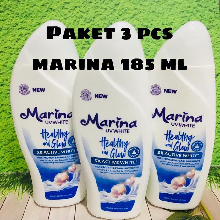 Gambar (DAPAT 3)  Marina UV White 185ml All Varian DAPAT 3 PCS - 3 PCS HEALTHY BIRU dari Alexa Skincare1 undefined Tokopedia