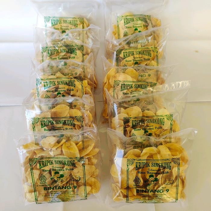 Gambar Keripik Singkong Khas Madura isi 10pcs - Keripik Singkong Cap Bintang 9 - Keripik Singkong Manding Sumenep Kripik - Bawang 10pcs dari SE SAREANG2 undefined Tokopedia