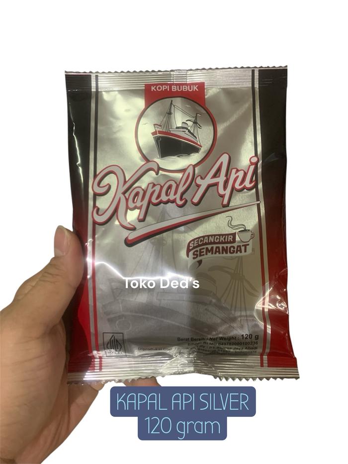 Gambar Kopi Kapal Api SILVER 120 kopi bubuk tanpa gula dari toko deds undefined Tokopedia