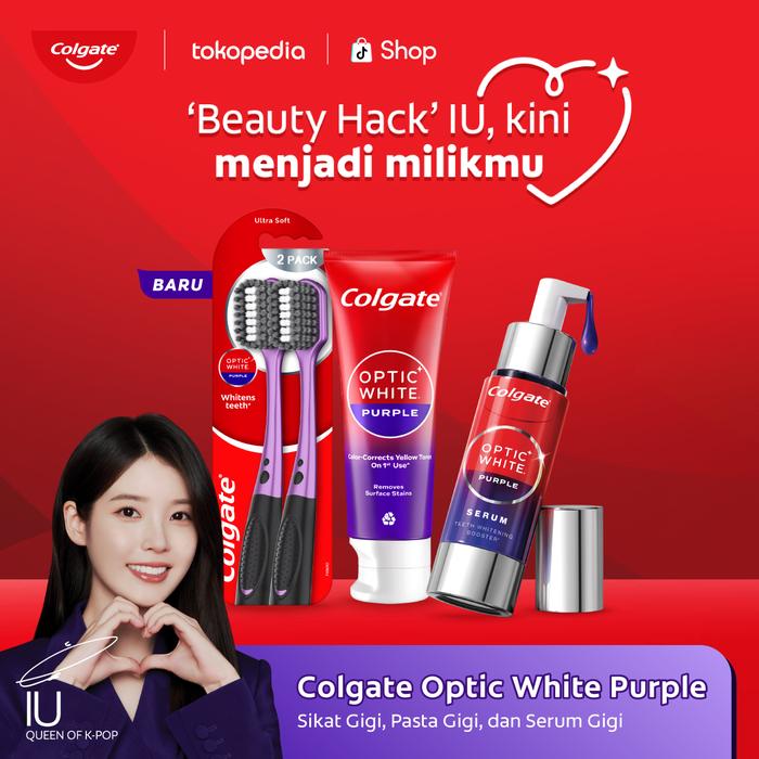 Gambar Colgate Optic White Purple Serum 40ml Serum Gigi Mencerahkan + Colgate Optic White Purple Pasta Gigi Mencerahkan + Colgate Optic White Purple Toothbrush 2PK Sikat Gigi Pencerah Gigi Isi 2 Buah Sikat Gigi dari Colgate Palmolive Indonesia undefined Tokopedia