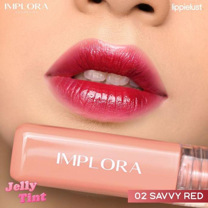 Gambar IMPLORA JELLY TINT BPOM 5 ML - 02 Savvy  Red dari wawacosme undefined Tokopedia